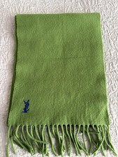 Yves Saint Laurent YSL Scarf 100% Wool Made In Italy