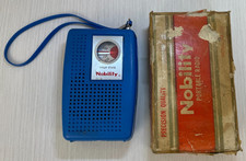 Vgt Mobility Blue Portable Radio with Box Model U4/600 Works 1960's Japan