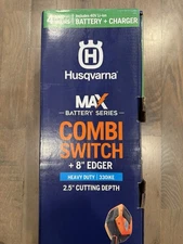 Husqvarna 330iKE 40V Battery Edger Combi Switch Kit w/ 4Ah Battery & Charger New