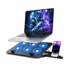 Laptop Cooling Pad, Laptop Cooler 6 Quiet Fans for 12"-17" Laptops, Gaming La...