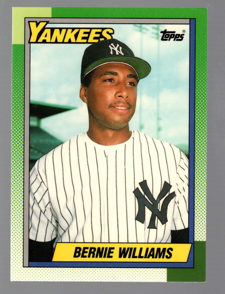 1990 Topps Tiffany Bernie Williams #701