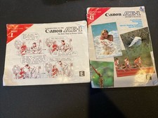Canon AE-1 Instruction Manual Part I  II Owner's Manuals Only