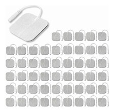 50 PACK Electrodes for TENS Electro-Stimulator 2"x2"