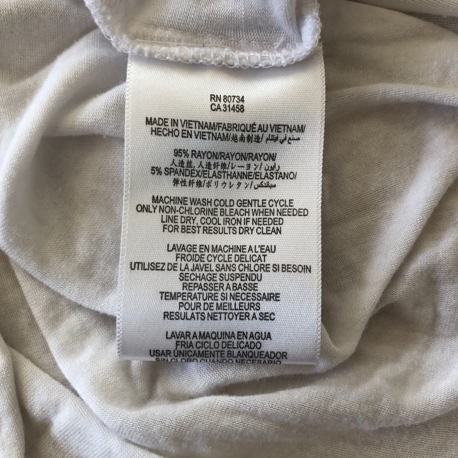 BCBGeneration White Draped Open Back Long Sleeve … - image 18