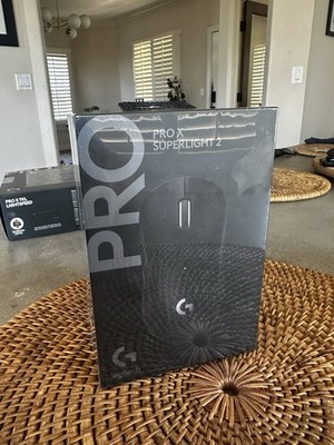 Logitech G PRO X Superlight 2 Wireless Gaming Mouse - Black - NEW SEALED!