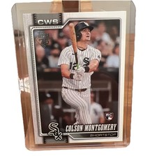 COLSON MONTGOMERY_2026 TOPPS SERIES ONE ROOKIE BASEBALL CARD_CHI WHITE SOX_#157