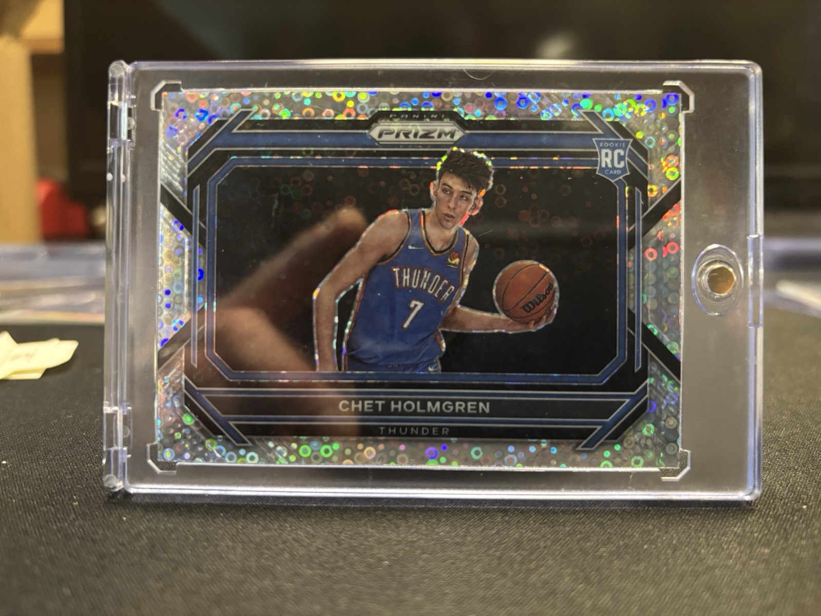 2022-23 Prizm Chet Holmgren RC Prizm Fast Break Rookie #266 Thunder
