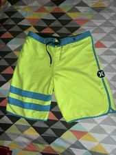 Neon Phantom Hurley board shorts Size M 30  Waist