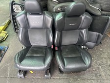 CHRYSLER 300C SRT DESIGN BLACK LEATHER FRONT & REAR SEATS INTERIOR SALOON 3