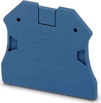 Phoenix Contact D-UT 2,5/10 BU Abschlussdeckel blau