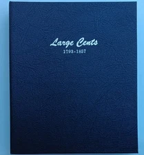 Littleton Dansco 1793-1857 Large Cent 7099 7 Page Coin Album + Dates & Varieties