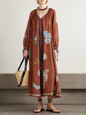 ALÉMAIS + LRNCE printed midi dress $740 US 8 AU 12