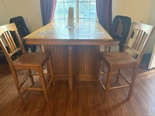 Dining Table and Chair Set - Craft, Pub , Cottage Country