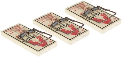 Victor Metal Pedal Rat Trap - M201 (Pack of 3) Multicolor 