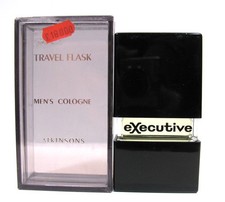 EXECUTIVE TRAVEL FLASK MEN'S COLOGNE ATKINSONS 100ML COLONIA FOR MEN POUR HOMME