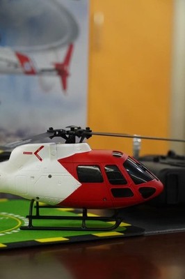 XK K150 AS350 RC Helicopter 4CH 3-Blade No Aileron Optical Flow
