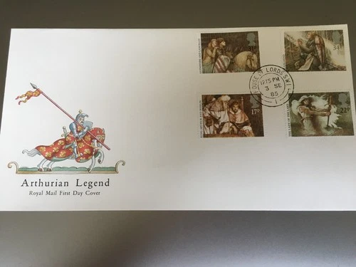 GB STAMPS RARE FIRST DAY COVER 1985 KING ARTHUR HOUSE OF LORDS CDS