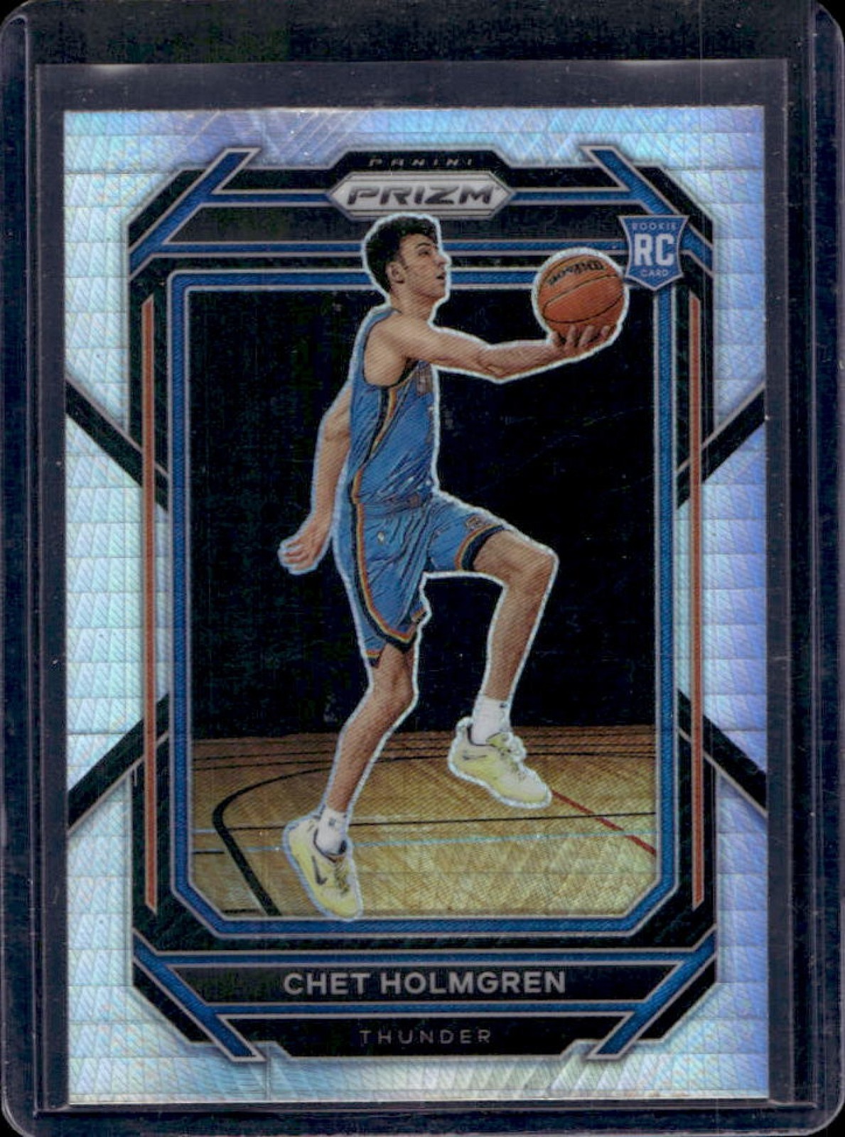 2022-23 Prizm Chet Holmgren RC Prizm Hyper Rookie #266 Thunder