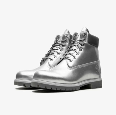 Timberland 6'' Premium Boot Veneda Carter Silver 39,5 EU / TB0A6D9M-EBN - NEU  