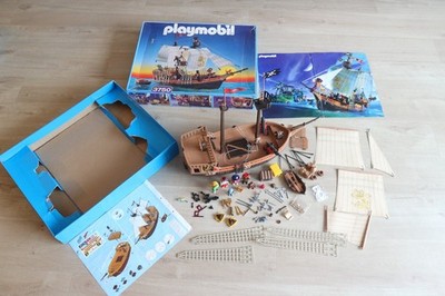 playmobil 3750 set pirate ship ovp use 3666 4290 3799 3550 island boat pirates
