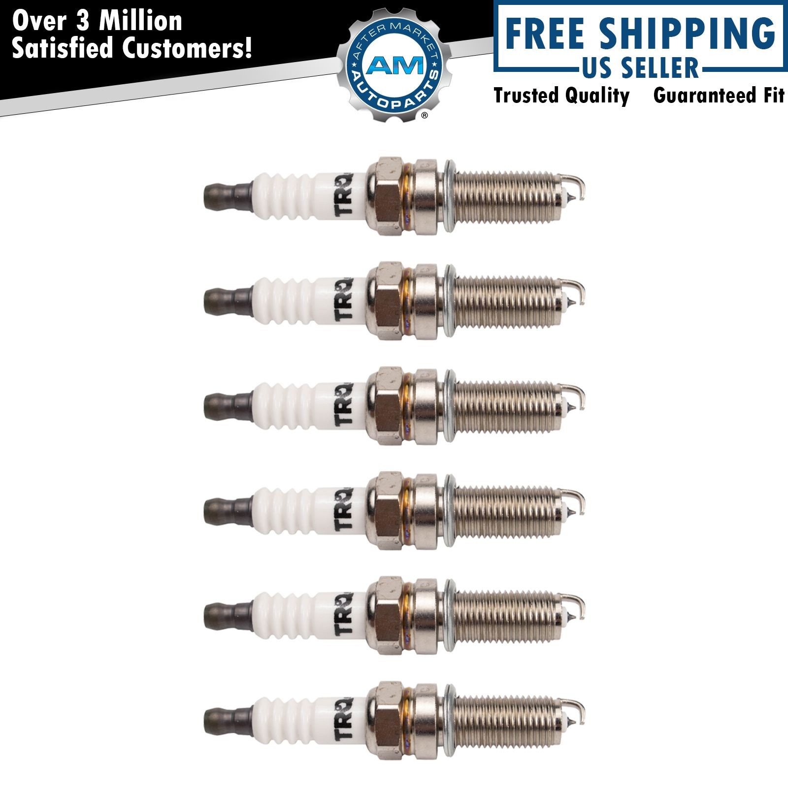 Spark Plug Set Fits Acura Dodge Freightliner Genesis Honda Hyundai Kia