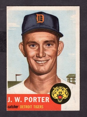 1953 TOPPS J.W. PORTER CARD NO:211 NEAR MINT CONDITION