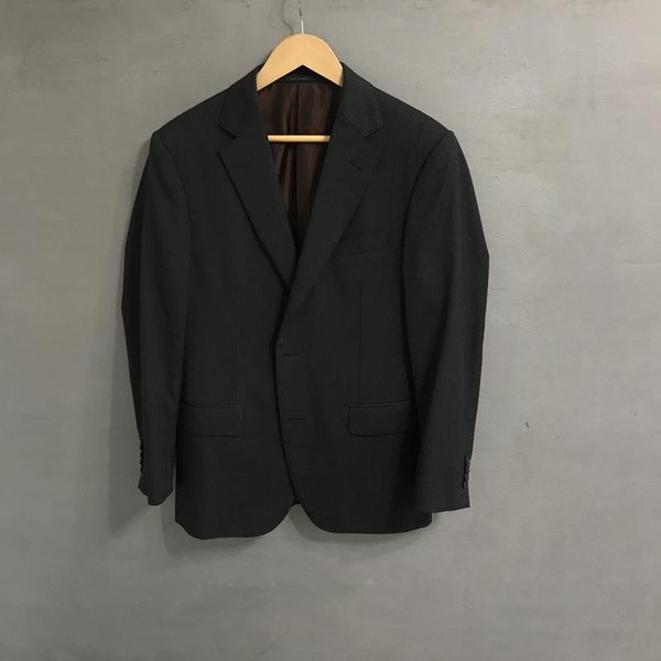 Herren Pal Zileri Anzug Grau Wolle 40 /L / 48 #1VTH