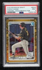 2020 Bowman Draft Chrome Gold Refractor 49/50 Owen Caissie #BD-49 PSA 9 MINT yf0