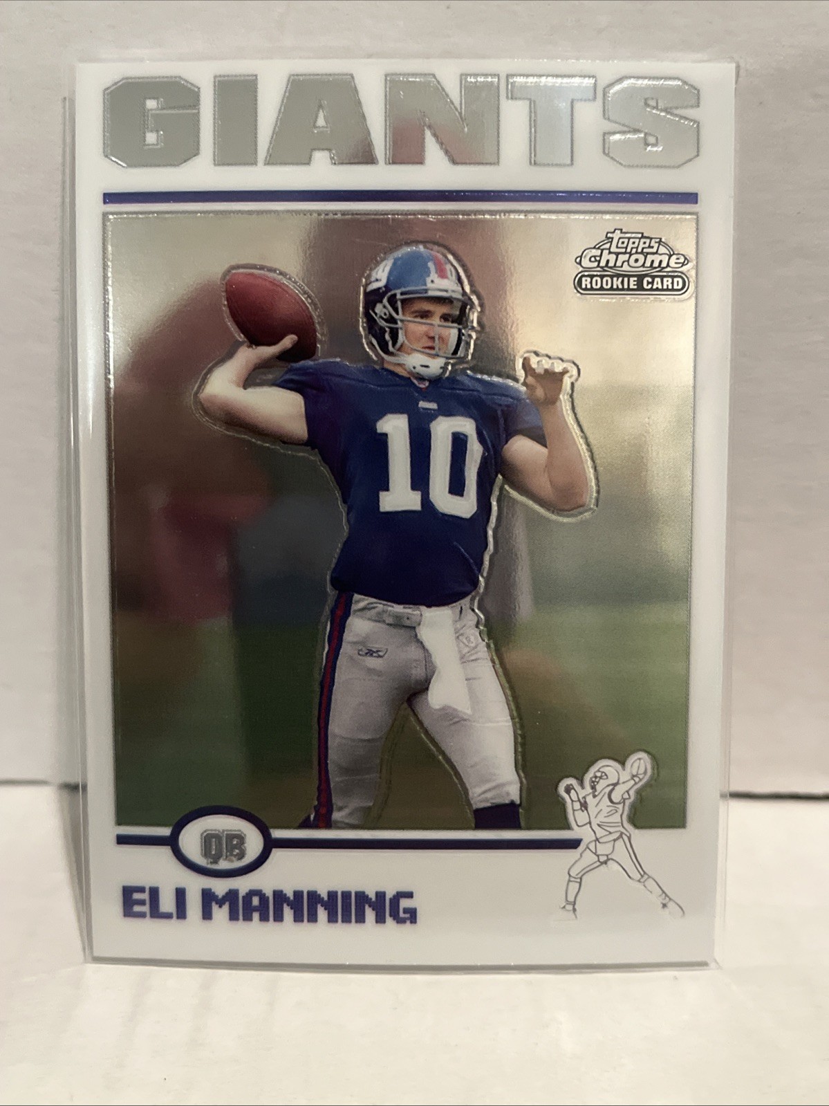 2004 Topps Chrome - Eli Manning Rookie #205 (RC) New York Giants