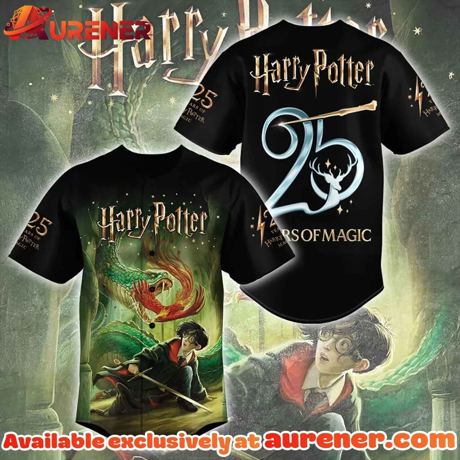 Harry Potter 25th Anniversary 2026 Baseball Jersey Gift For Fan