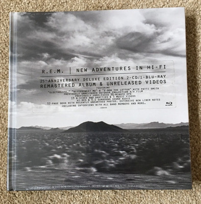 REM: New Adventures in Hi Fi 25th Anniversary Box (Blu Ray Audio, 2CD):  Sealed