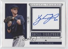 2019 Panini National Treasures Social Signatures 70/99 Kyle Tucker Auto v1x