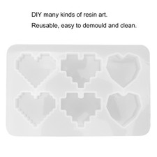 Moule En Silicone DIY Réutilisable En Forme De Coeur Pour Aromathérapie