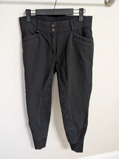 Ovation Full Seat Riding Breeches Black 28R Equestrian