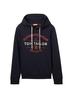 Tom Tailor Herren Kapuzenpullover BASIC - Regular Fit S M L XL XXL 3XL Blau Rot