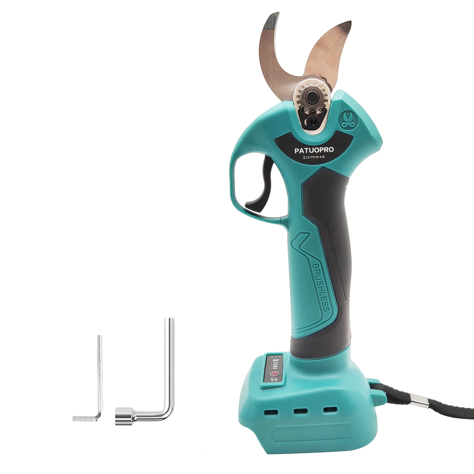 Cordless Electric Pruning Shears with Brushless Motor for Easy Cutting-image