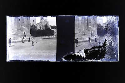 Notre-Dame-des-Doms D'Avignon Effekt Bildhafte Frankreich Platte Stereo Negativ