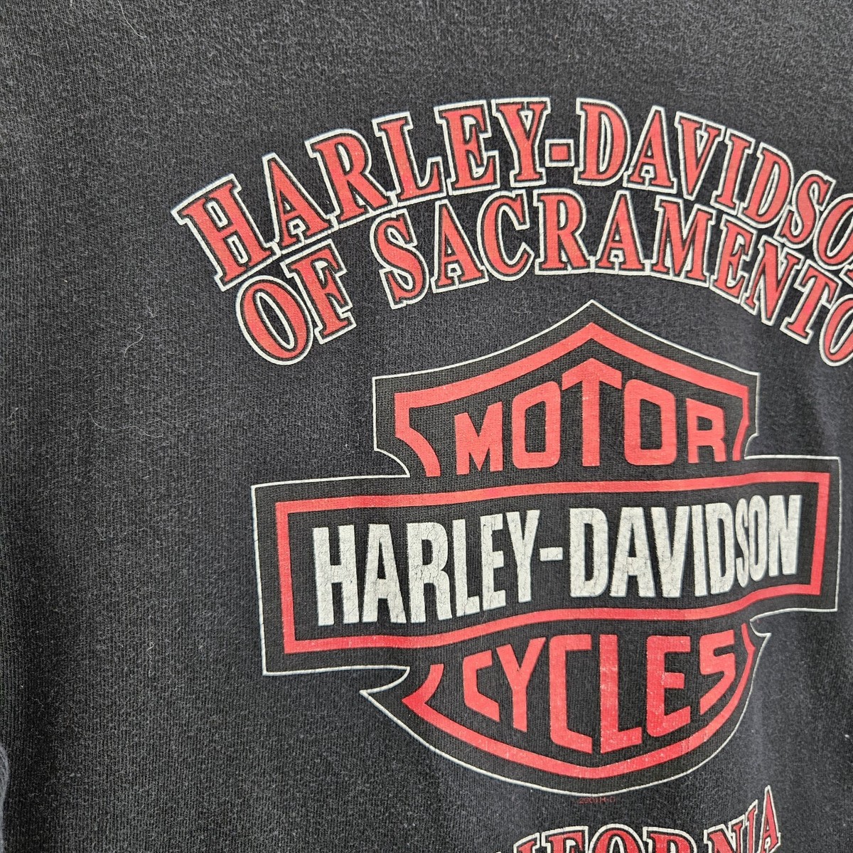 Vintage Harley Davidson Flame Long sleeve Shirt Size Large