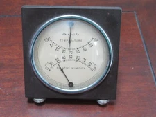 Airguide Vintage Barometer Thermostat Temperature Relative Humidity