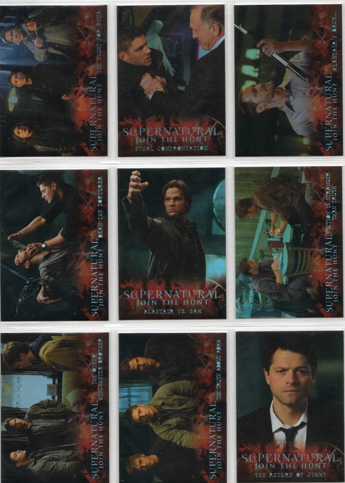 Supernatural Seasons 4-6 Rainbow Foil Parallel Complete 72 Card Set - Image 2 of 4