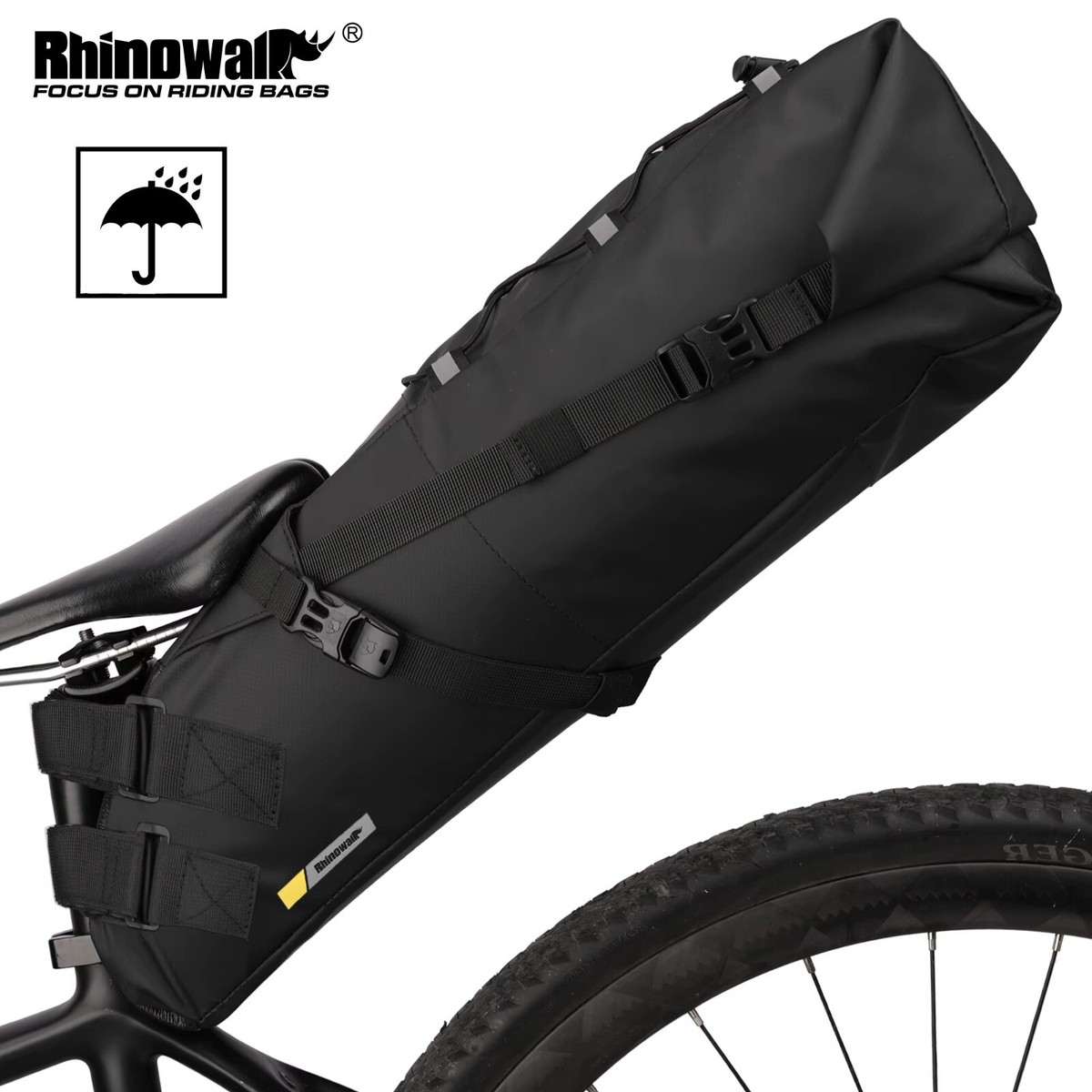Rhinowalk Bike Saddle Bag Waterproof MTB Road Bicycle 13L Large