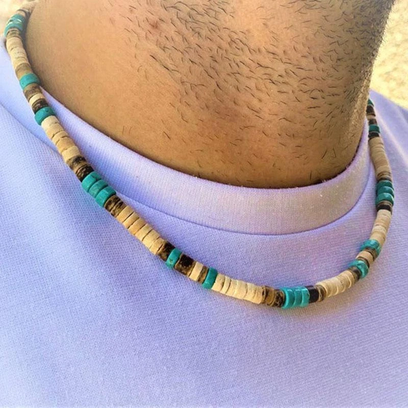 Mens surfer hotsell necklace