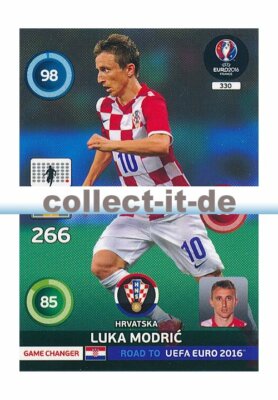 Panini Road to UEFA EURO 2016 - 330 - Luka Modric - Game Changer