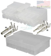 Molex  (18-Pin) 18 Circuit Connector - Wire Conn. w/ Pins - Molex Mini-Fit Jr ™