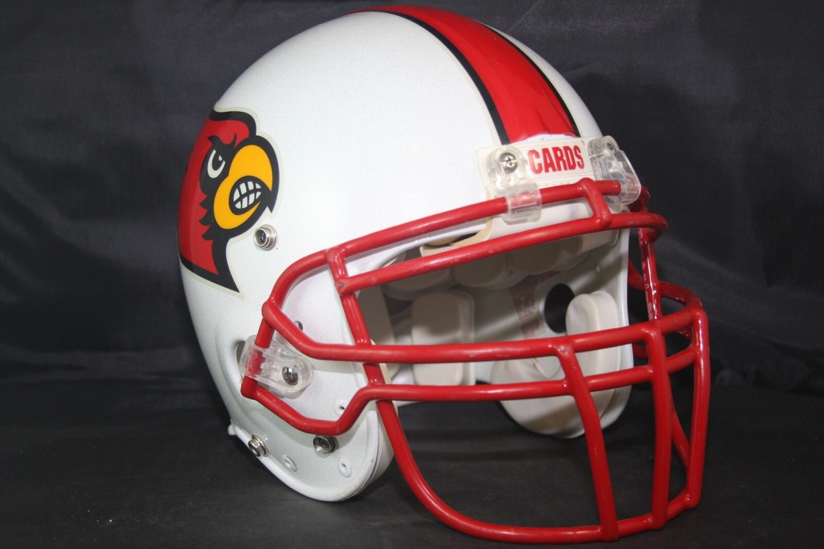 Vtg 2003 Game Used Worn Louisville Cardinals Riddell VSR4 model