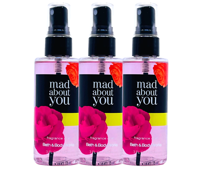 3 BATH & BODY WORKS MAD ABOUT YOU FRAGRANCE MIST BODY SPRAY 3 FL
