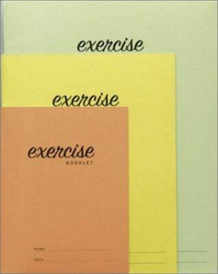 Exercise Booklets, Chronicle Books, Very Good Book