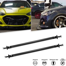 2X Aluminum Alloy Finish Front Bumper Lip Strut Rod For Hyundai Elantra Veloster