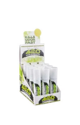 420 ODOR 420 Smoke Odor Eliminator Spray (12-Pack, 1oz Each) – Green Scent | Fast-Acting