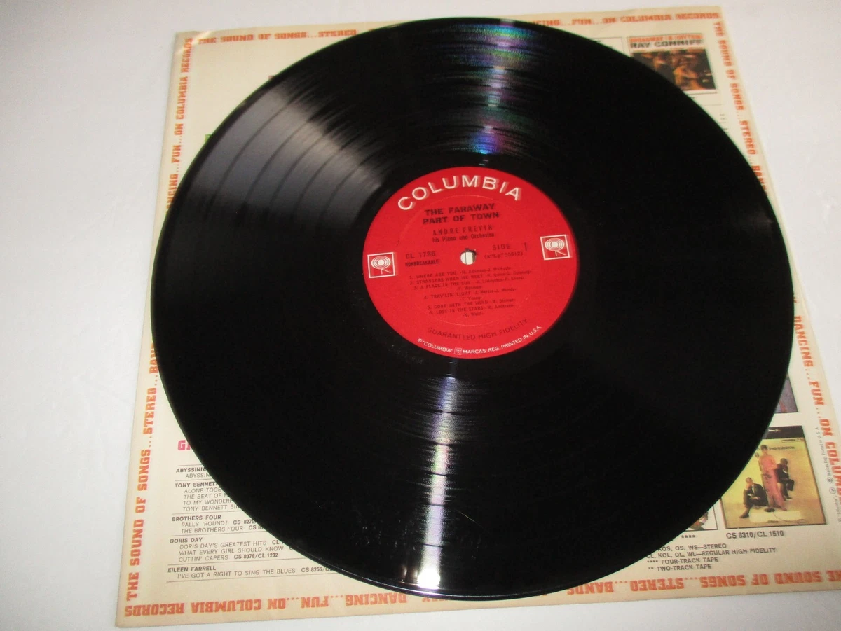 Andre Previn The Faraway Part Of Town Vinyl LP Columbia MONO CL 1786